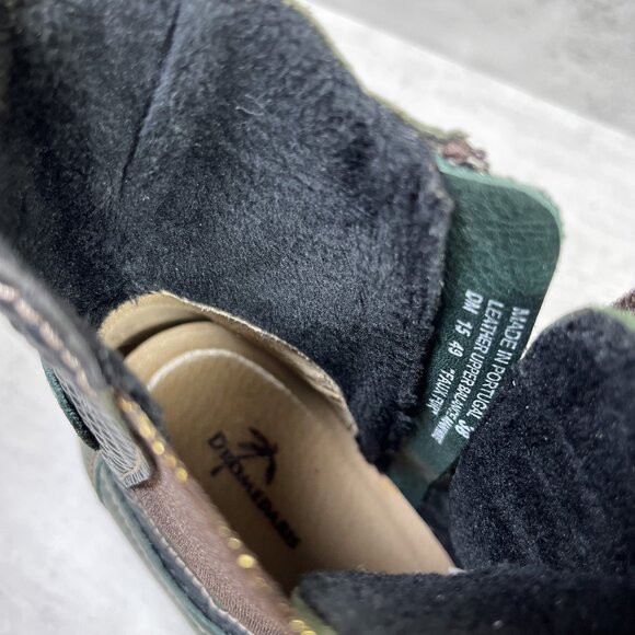 Dromedaris Hayley Leather Heeled Boots - Women's Size EU 38 / US 7.5-8 - Green - Picture 9 of 9